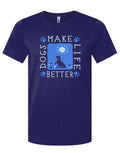 DOGS MAKE LIFE BETTER PAWSITIVE VIBES