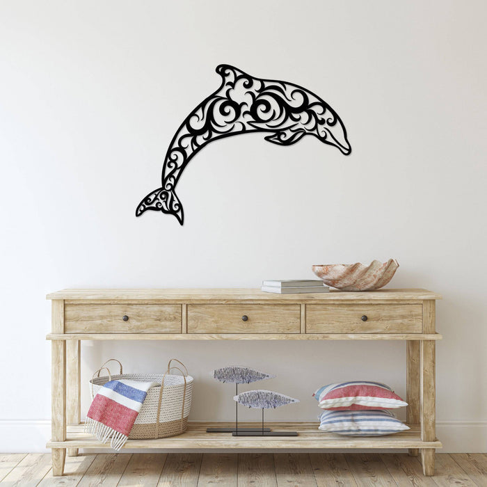 Dolphin - Metal Wall Art - MetalPlex