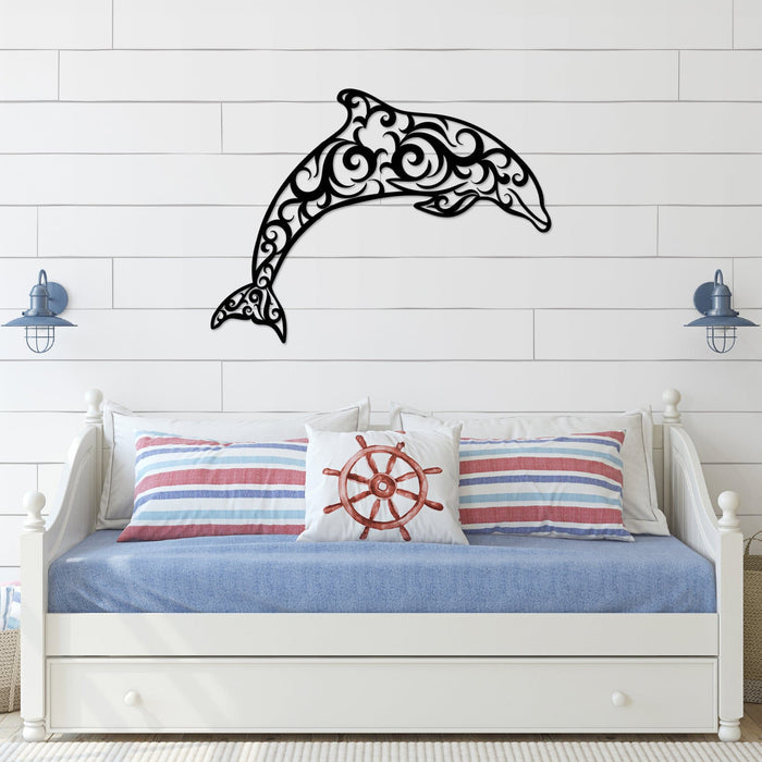 Dolphin - Metal Wall Art - MetalPlex