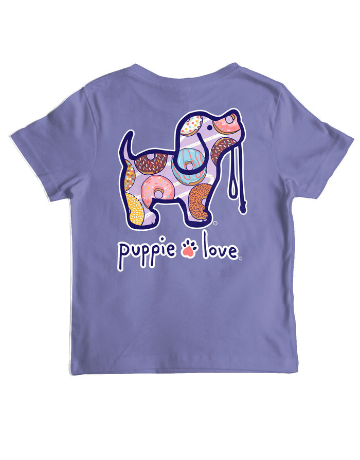 DONUT PATTERN PUP, YOUTH SS PUPPIE LOVE