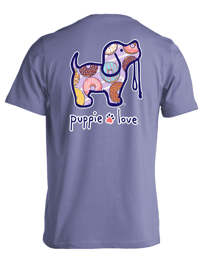 DONUT PATTERN PUP PUPPIE LOVE
