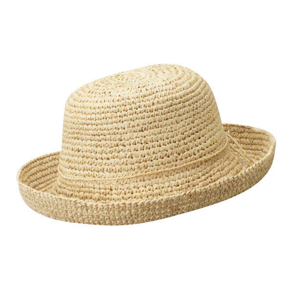 Dorfman Pacific - Natural Crochet Raffia Hat