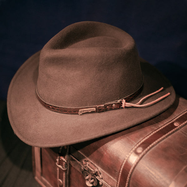 Dorfman Pacific - Indiana Jones Outback Hat - Stock Image