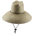 Dorfman Pacific - Palm Lifeguard Straw Sun Hat Natural
