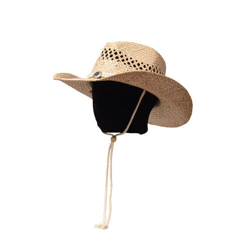 Dorfman-Pacific - Seagrass Cowboy Hat (Side Head w/Strap)