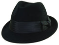 Dorfman Pacific - Sinatra Felt Fedora Black