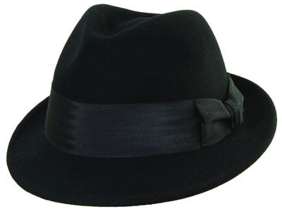 Dorfman Pacific - Sinatra Felt Fedora Black