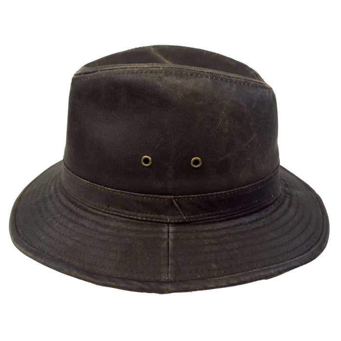 Dorfman-Pacific-MC146-The-Trek-Weathered-Cotton-Safari-Hat-Side