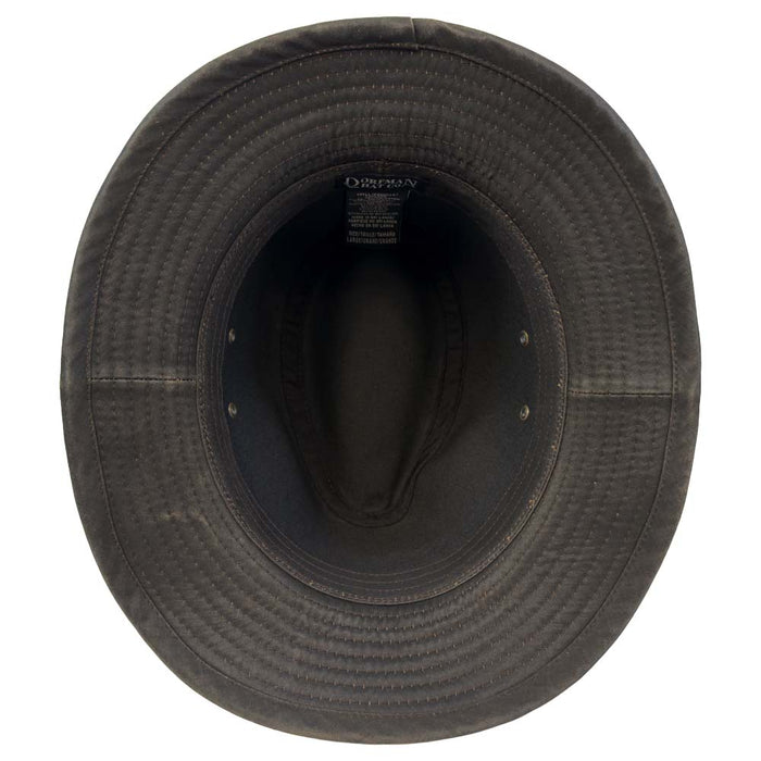 Dorfman-Pacific-MC146-The-Trek-Weathered-Cotton-Safari-Hat-Inside