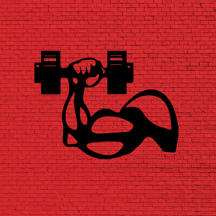 Dumbbell - Metal Wall Art - MetalPlex