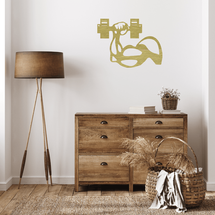 Dumbbell - Metal Wall Art - MetalPlex
