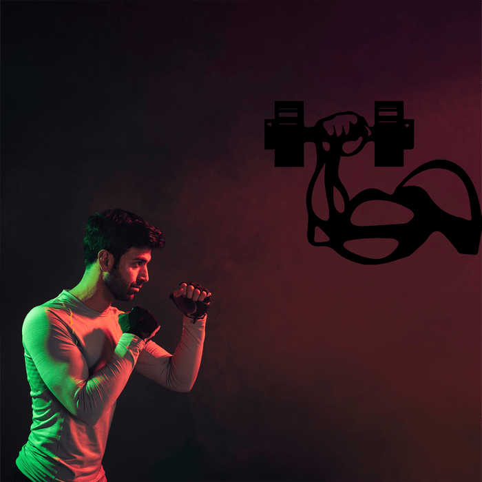 Dumbbell - Metal Wall Art - MetalPlex