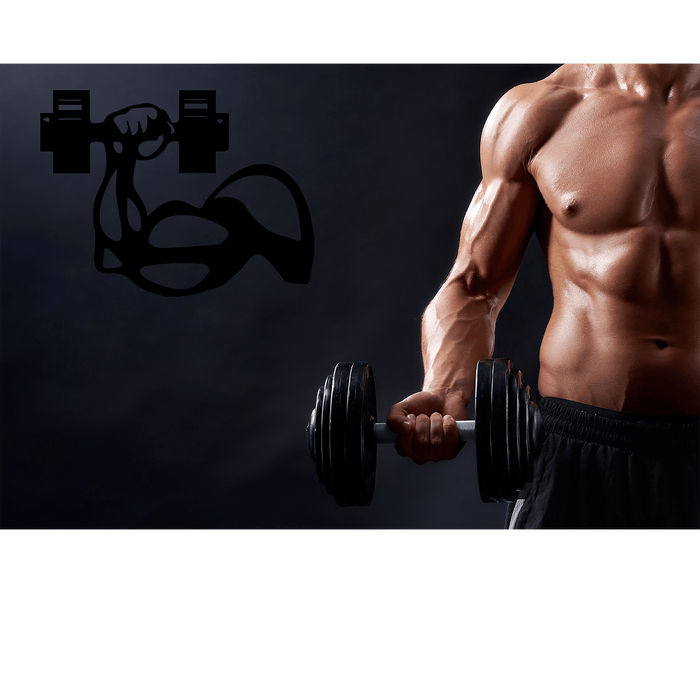 Dumbbell - Metal Wall Art - MetalPlex