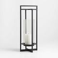 Dune Medium Black Metal Outdoor Lantern 24"
