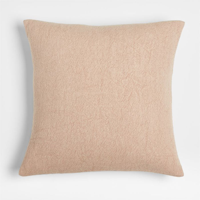 Earl Arnold Cotton 23"x23" Blush Tan Throw Pillow Cover by Jake Arnold