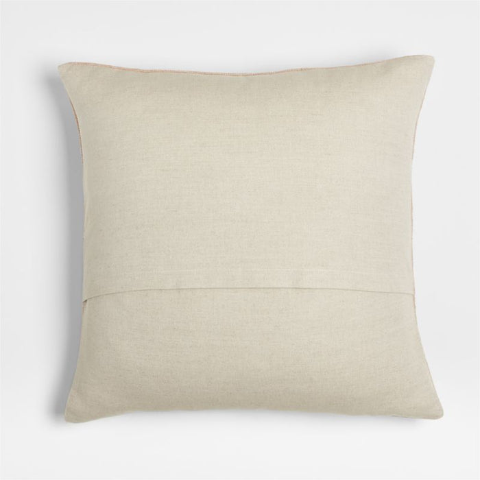 Earl Arnold Cotton 23"x23" Blush Tan Throw Pillow Cover by Jake Arnold