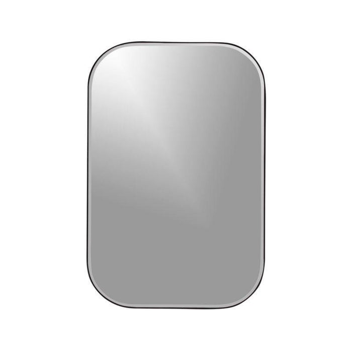 Edge Black Rounded Rectangle Mirror - Crate and Barrel Philippines