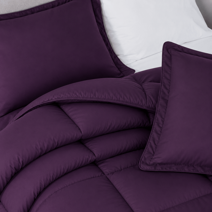 Eggplant Oversized Comforter Set