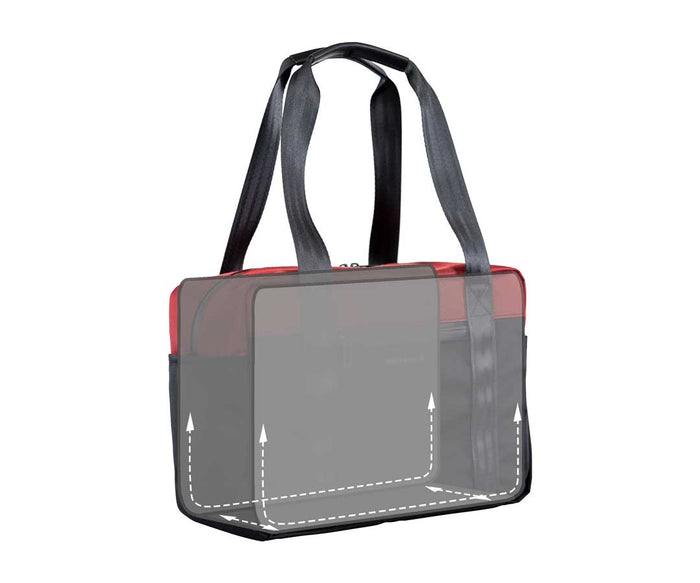 Foam inserts provide structure and distributes weight evenly