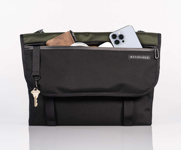 Exterior flap pocket for frequently-accessed items