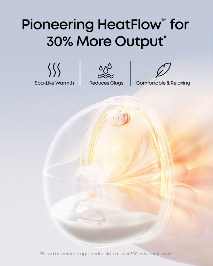 eufy E20 Heated Wearable Breast Pump with HeatFlow™
