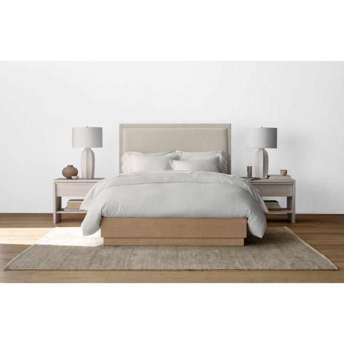 European Flax ®-Certified Linen Crisp White Full/Queen Quilt