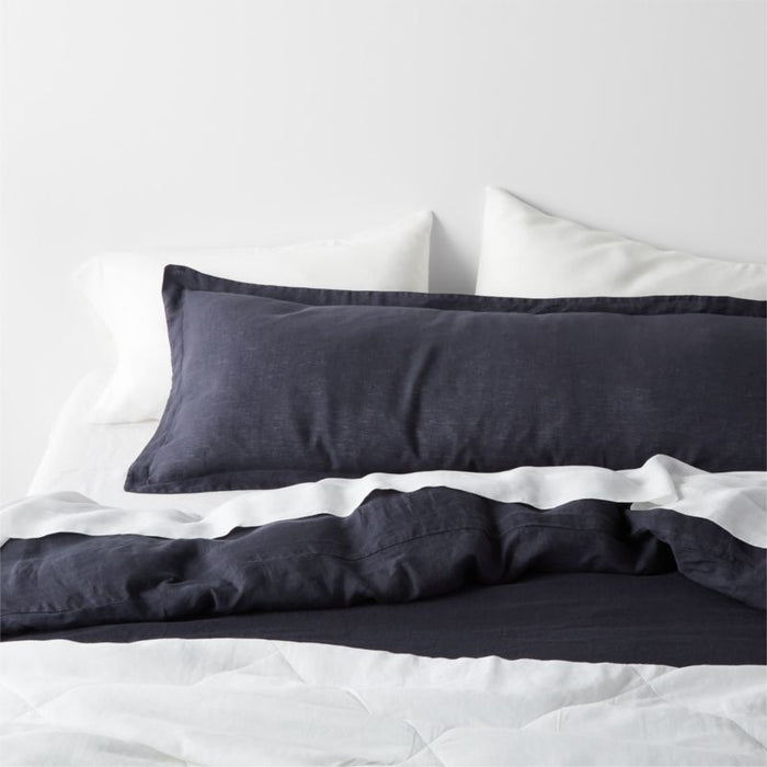 European Flax ®-Certified Linen Crisp White Full/Queen Quilt