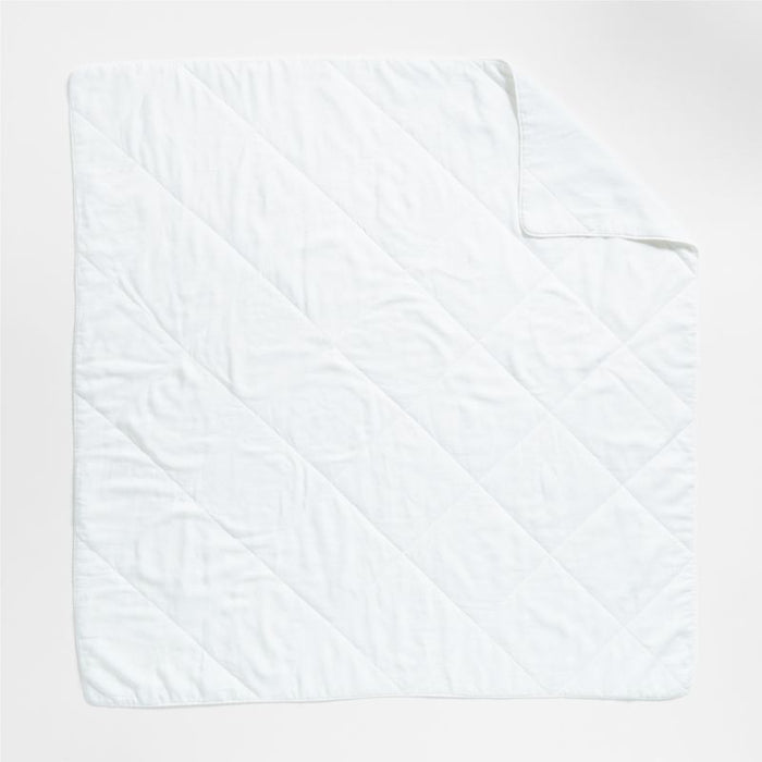 European Flax ®-Certified Linen Crisp White Full/Queen Quilt