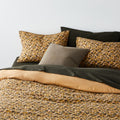 EUROPEAN FLAX -Certified Linen Ditsy Floral Yellow Full/Queen Duvet Cover