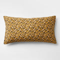 EUROPEAN FLAX -Certified Linen Ditsy Floral Yellow King Pillow Sham Cover