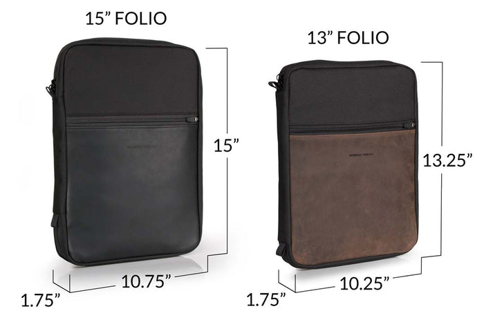 Vertical orientation to fit in backpacks