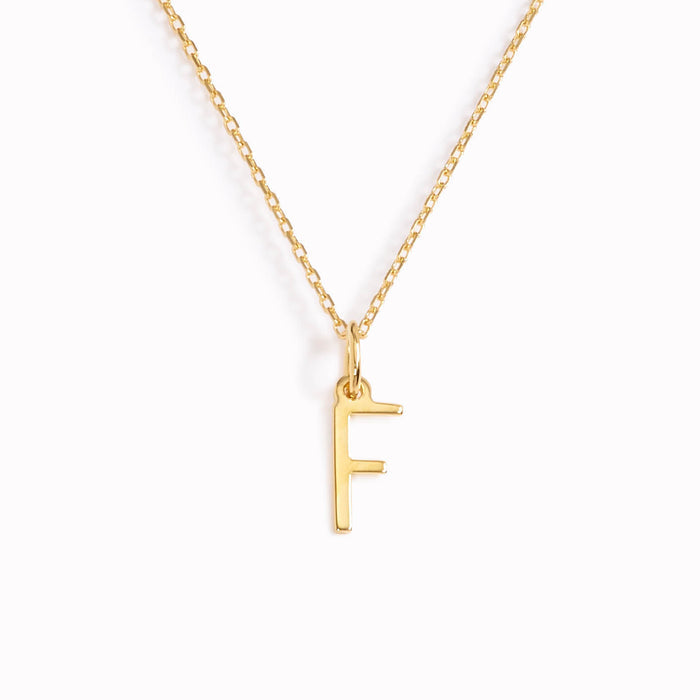 F, Gold Vermeil