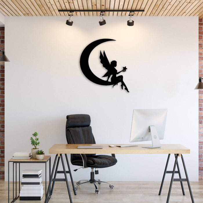 Fairy Moon - Metal Wall Art - MetalPlex