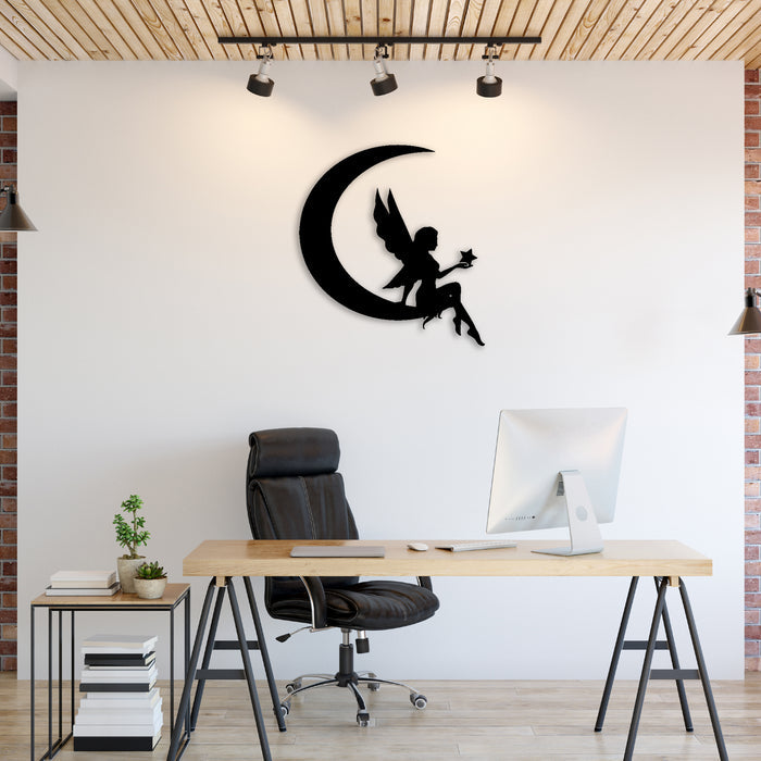 Fairy Moon - Metal Wall Art - MetalPlex