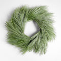 Faux Long Needle White Pine Wreath 32"