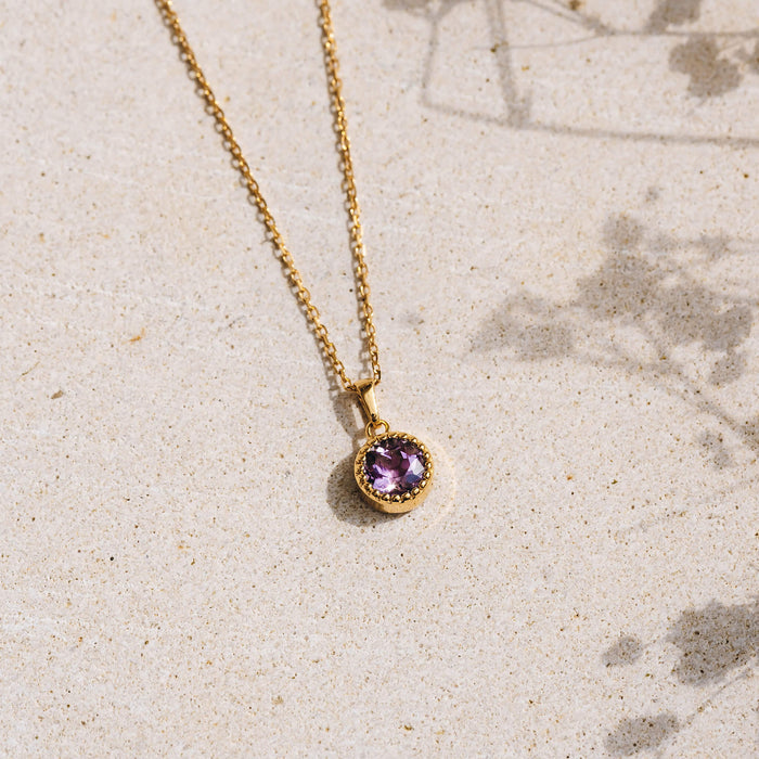 Gold Vermeil, Amethyst