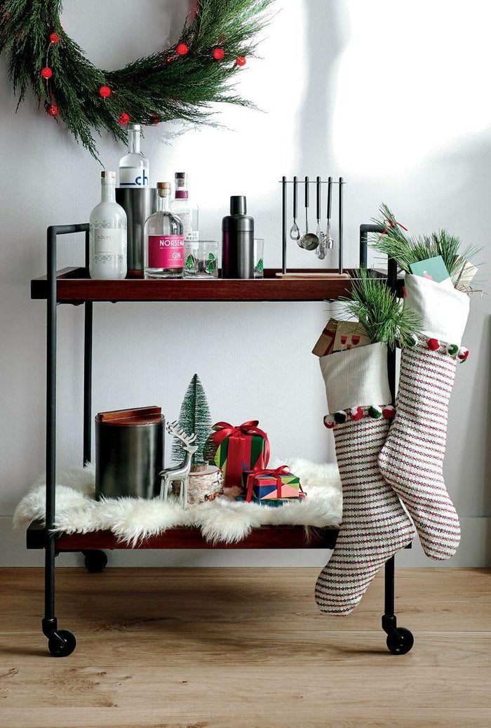 Fenton Graphite and Wood Bar Tool Set - Crate and Barrel Philippines