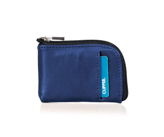 Compact - $79 / Blue Leather