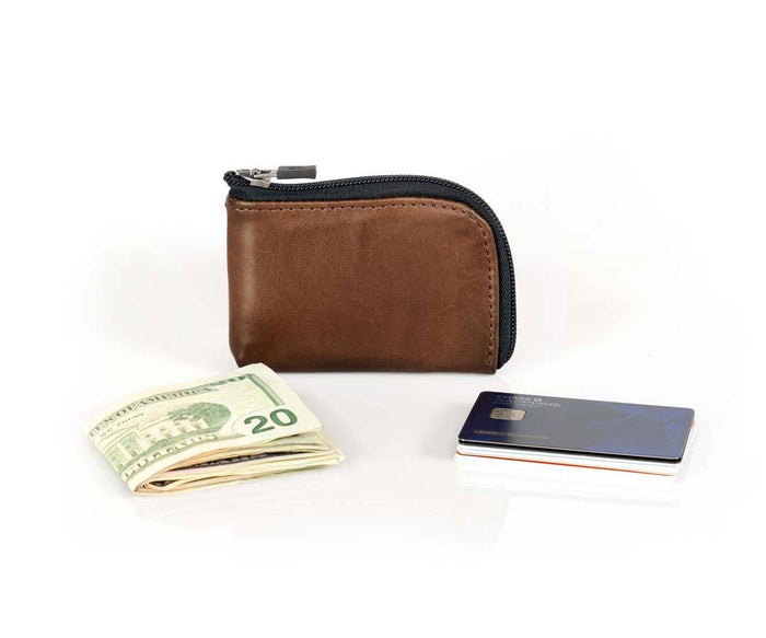 Holds 10 cards + a wad of cash
