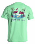 FLAMINGO FRIENDS PUP PUPPIE LOVE