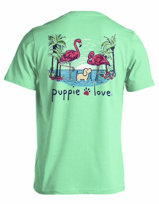 FLAMINGO FRIENDS PUP PUPPIE LOVE
