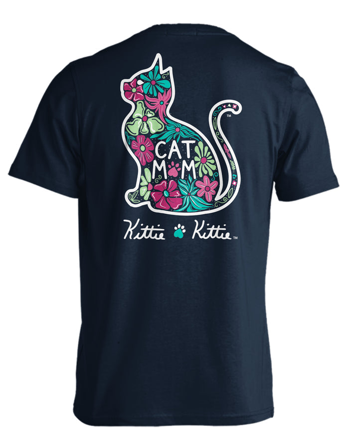 FLORAL CAT MOM KITTIE KITTIE