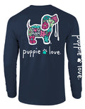 FLORAL DOG MOM, ADULT LS PUPPIE LOVE
