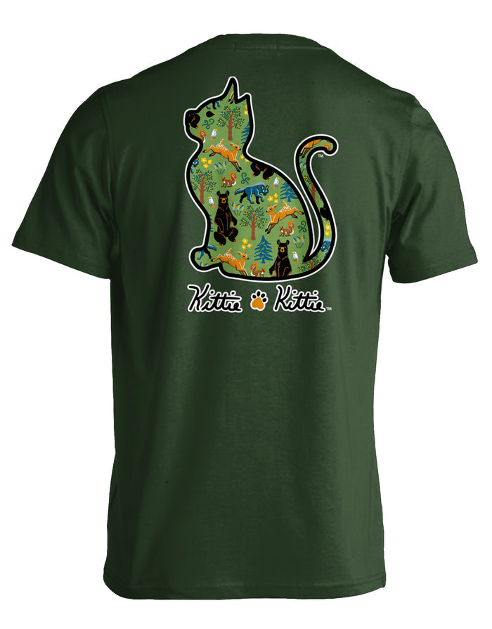 FOREST PATTERN KITTIE KITTIE KITTIE