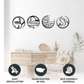 Four Elements Alternative - Metal Wall Art - MetalPlex