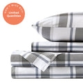 French Blue Plaid Sheet Set