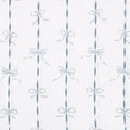 French Blue Ribbons and Bows Pillowcase Set