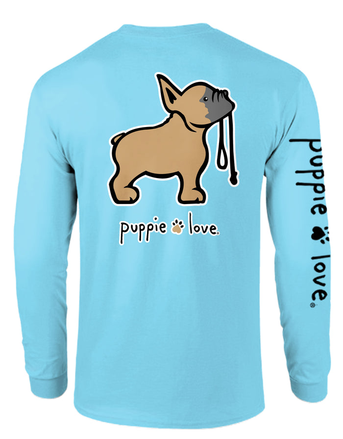 FRENCH BULLDOG PUP, ADULT LS PUPPIE LOVE