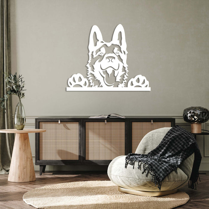 German Shepherd - Metal Wall Art - MetalPlex