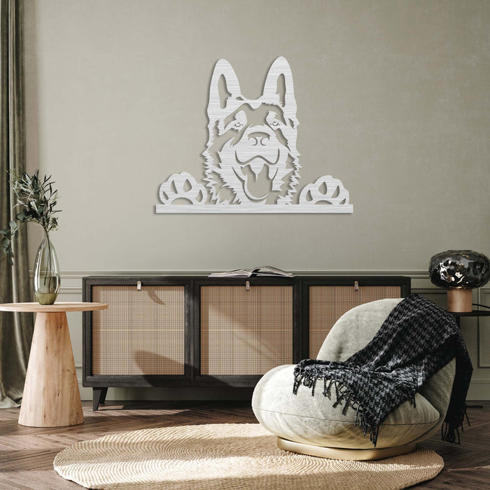 German Shepherd - Metal Wall Art - MetalPlex